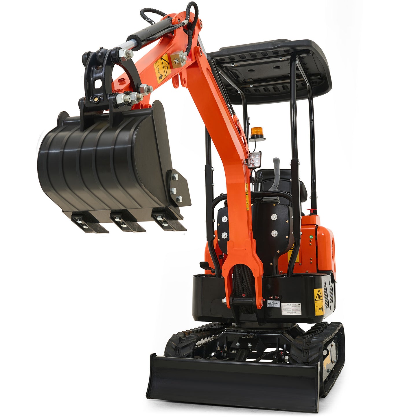 13.5 hp Mini Excavator 1 Ton Mini Digger with 2586lbf  11.5KN Digging Force