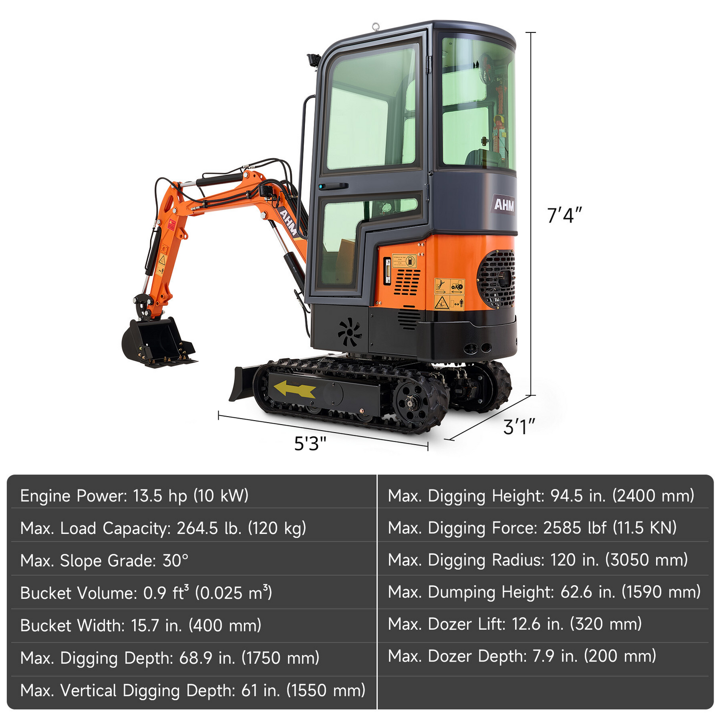 13.5-hp-Mini-Excavator-1-Ton-Mini-Crawler-Excavator-for-Farm-Garden-Warehouse