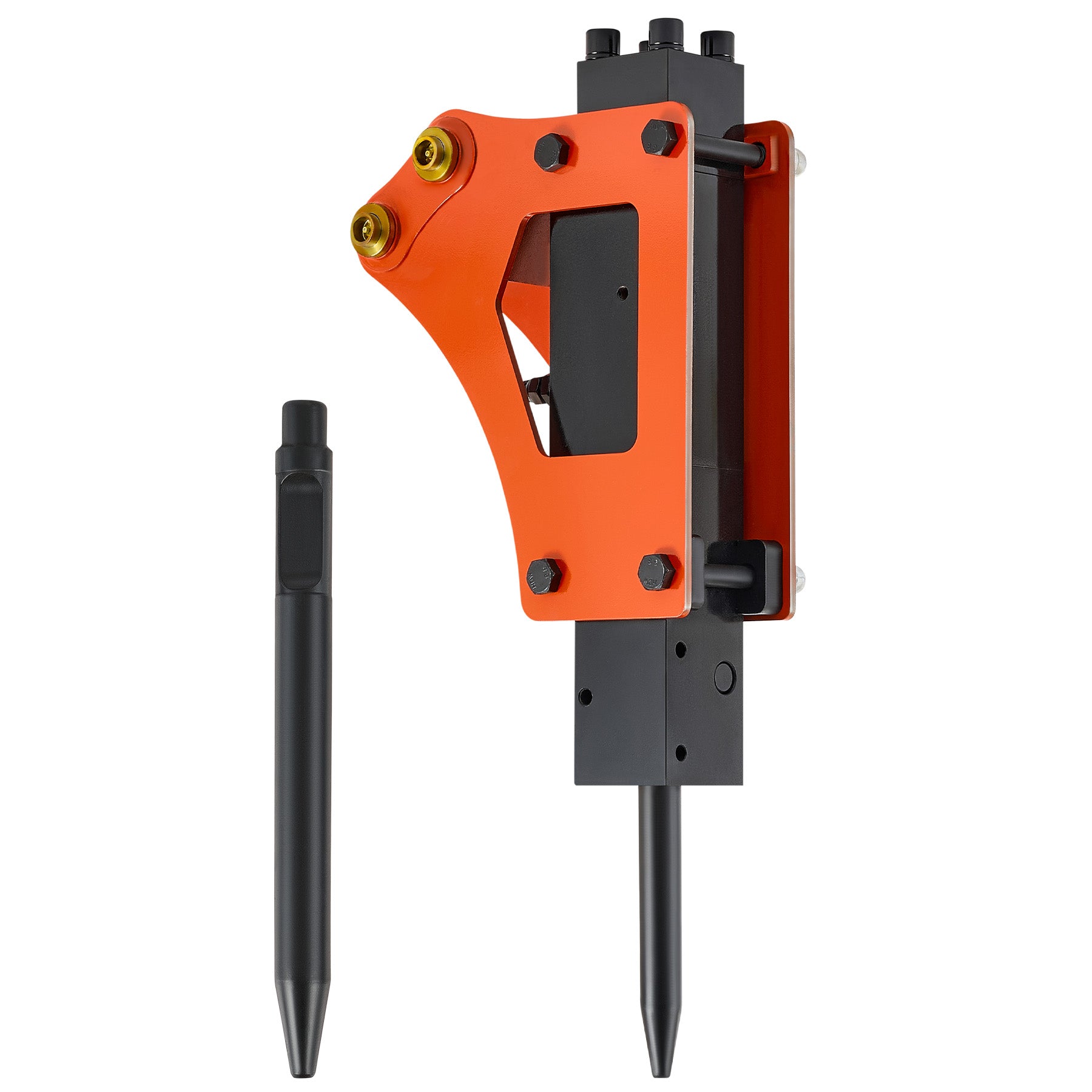 Hydraulic Break Hammer Mini Excavator Attachment with 2 Chisels Drilling Tool