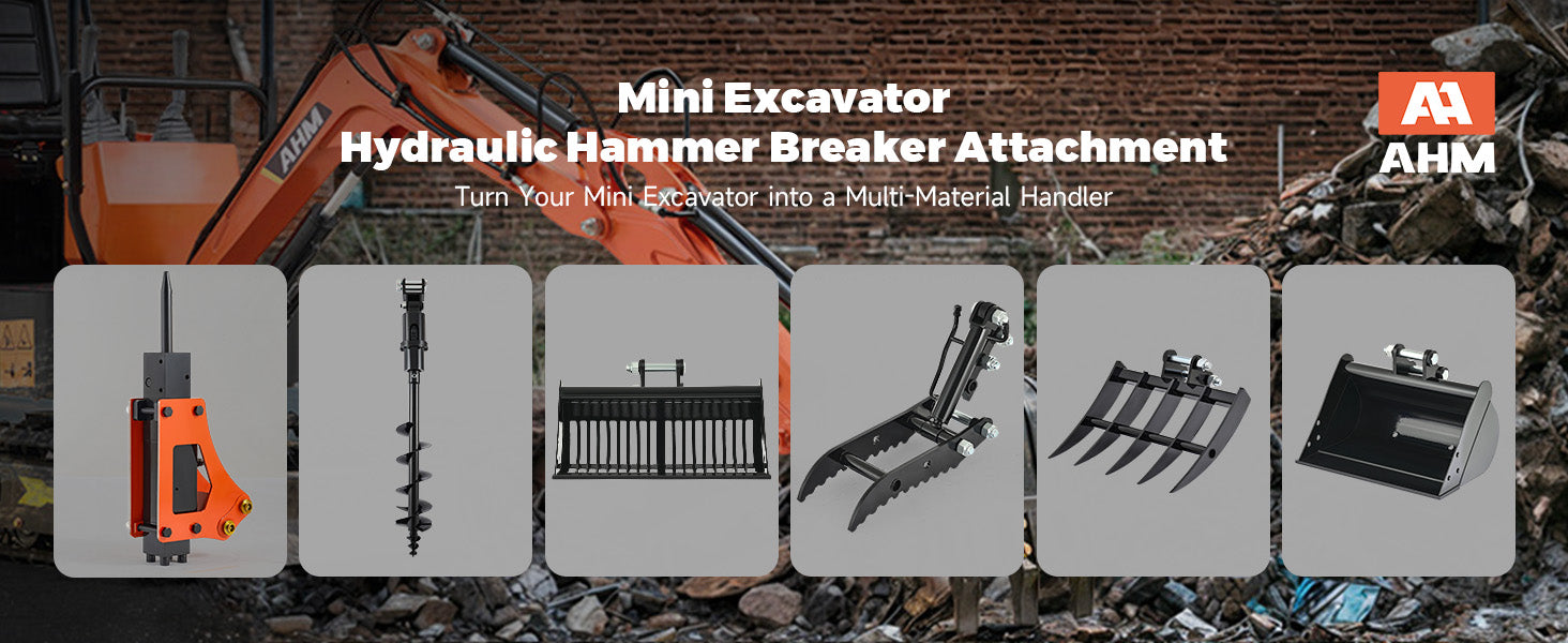 Hydraulic Breaker Hammer for Mini Excavator