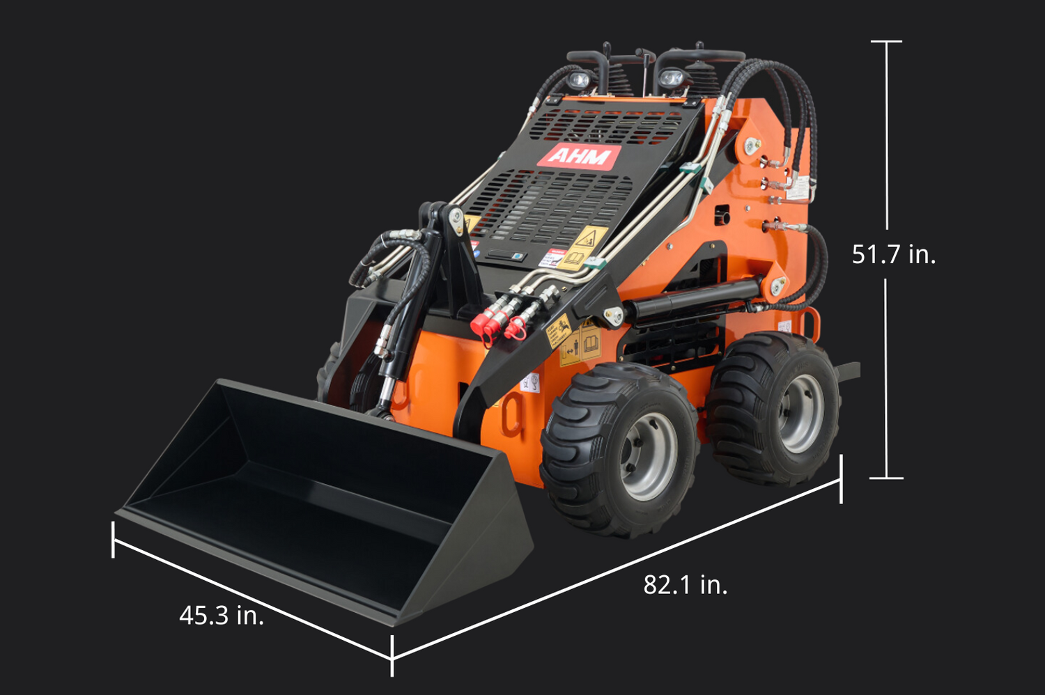 23HP Mini Skid Steer B&S Engine with Bucke