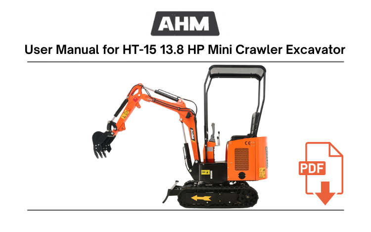 HT-15 13.8 HP Mini Excavator