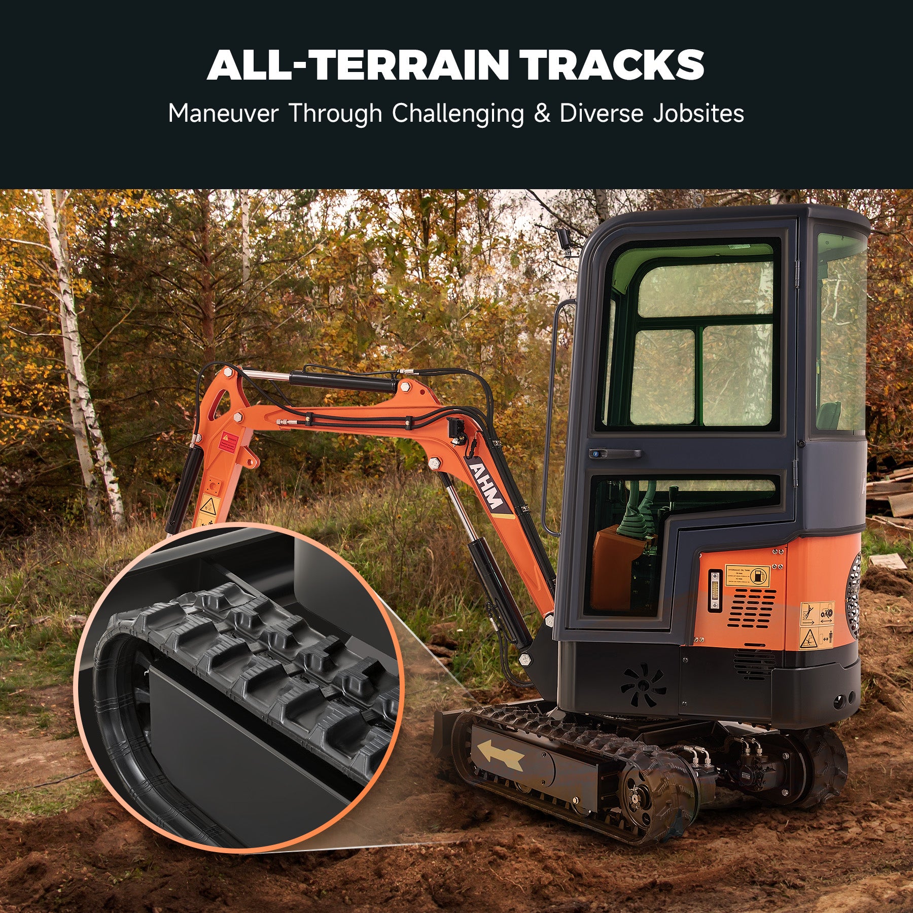 13.5-hp-Mini-Excavator-1-Ton-Mini-Digging-Machine-w-All-Terrain-Tracks-2023lbf