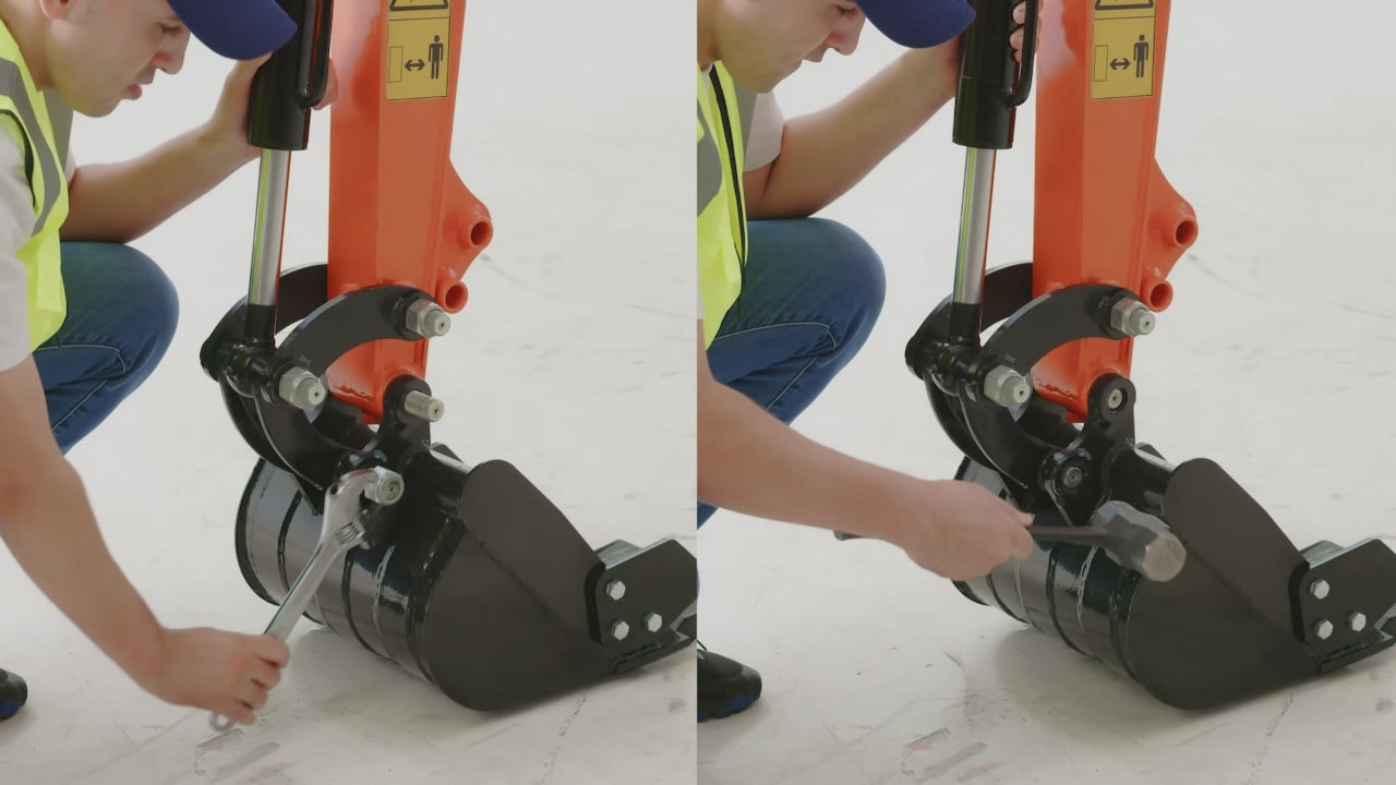 Load video: Installation Guide for Mini Excavator Hydraulic Breaker Hammer